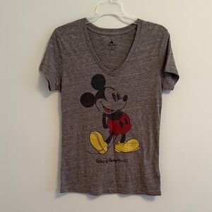 Disney Parks Heather Gray Tee
